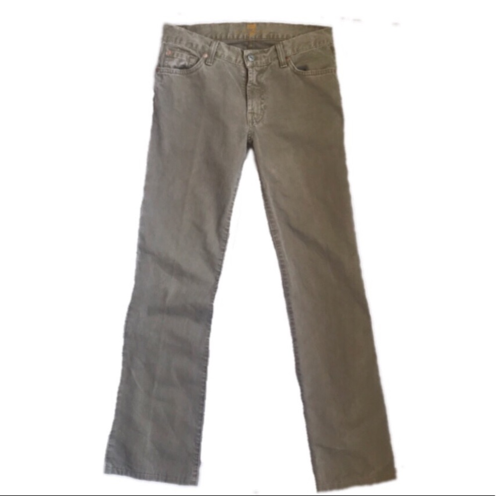 7 for all mankind tan bootcut pants size 29 - Picture 2 of 4